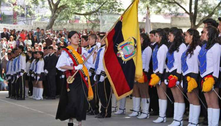 26 De Septiembre De Cada Año Se Celebra El Día De La Bandera Nacional Del Ecuador
