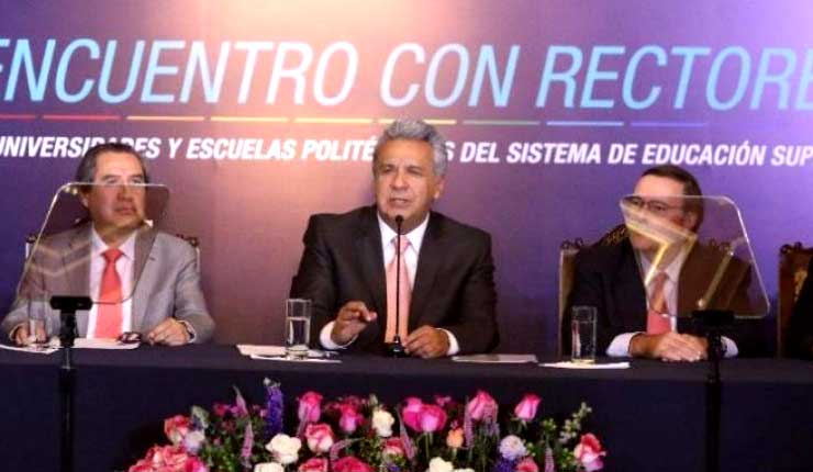 Gobierno de Moreno quiere incrementar al 27% la matrícula en tercer nivel de educación superior para 2021